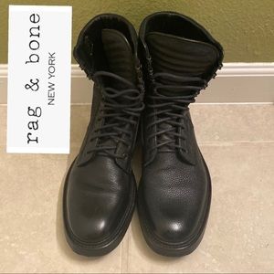 Men’s Rag n Bone Spencer military style boots size 9.5